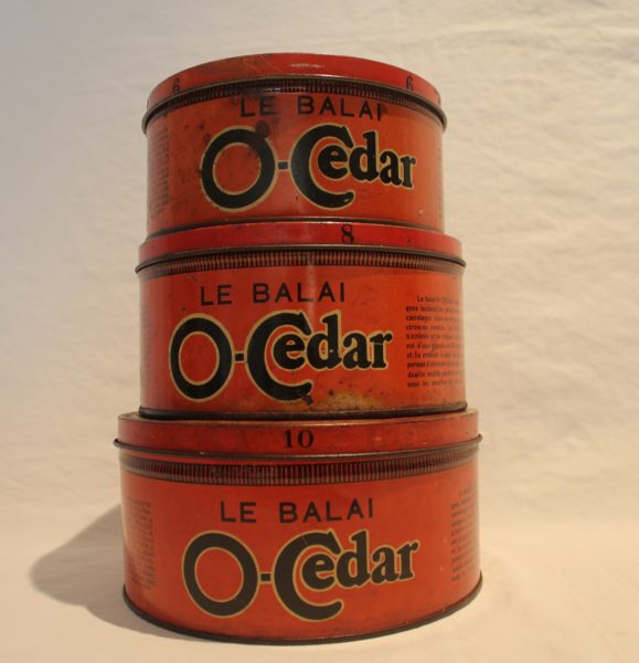 Lot de boites O-Cedar 60’s